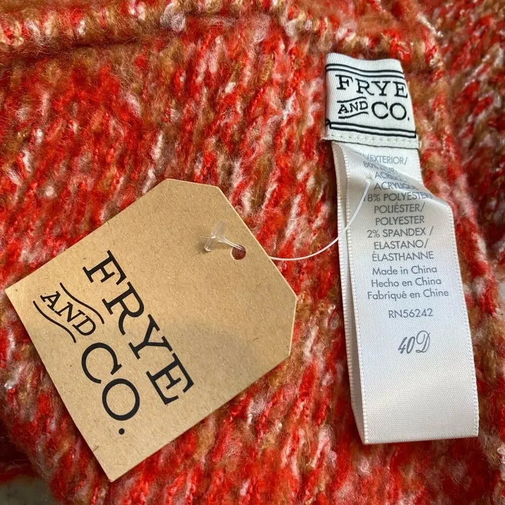 NEW NWT $60 Frye and Co. Space Dyed Women’s Infinity Holiday Gift Scarf
